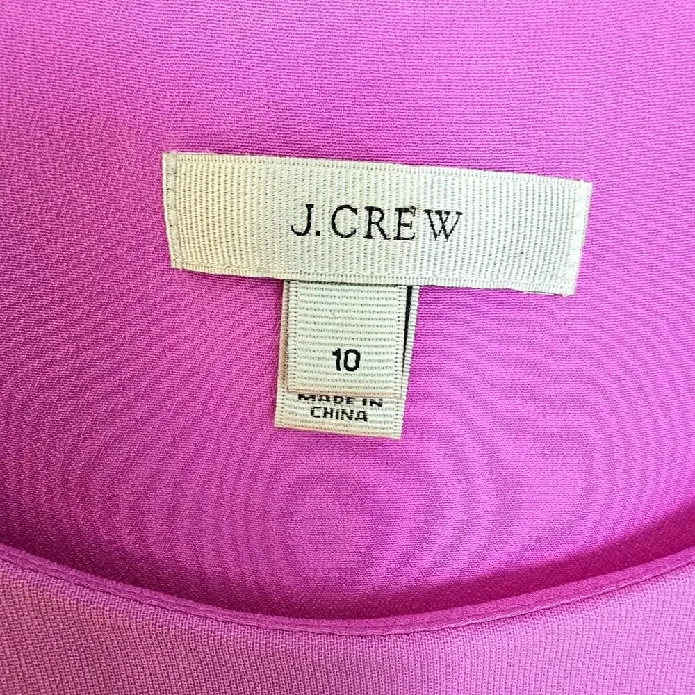 Women's J. Crew Purple Fit & Flare Camille Dress